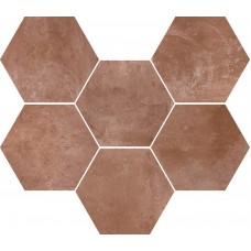 Плитка 18,2*21 Epoca Cotto Rosso R55S